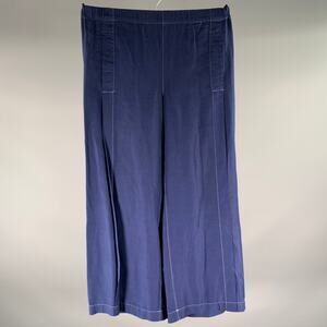 COMME des GARCONS Size S Navy White TC-P019 Cotton Casual Pants